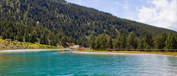 Bathing lakes in Andorra