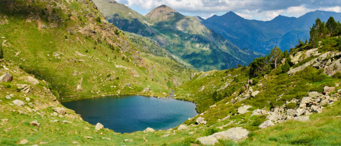 Mountain lakes in Andorra