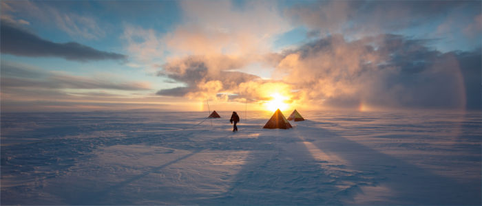 Acampar na Antártica