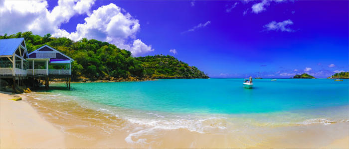 Dream beaches on Antigua and Barbuda