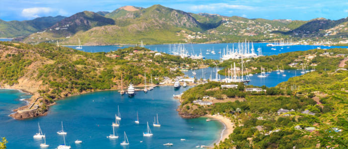 The English harbour of Antigua