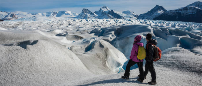 Hiking at Patagonia's glaciers