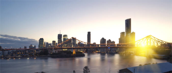 Panoramic view of Brisbane