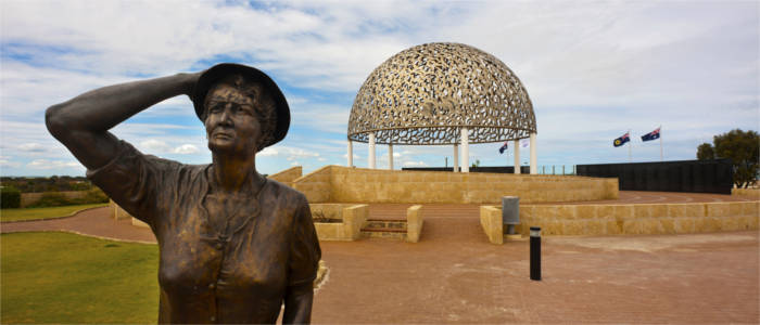 Memorial at the Coral Coast