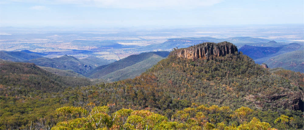 Mountainous landscape in Country New South Wales
