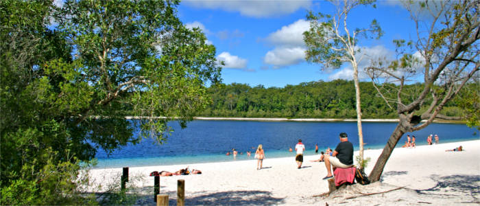 Beach holidays on Fraser Island