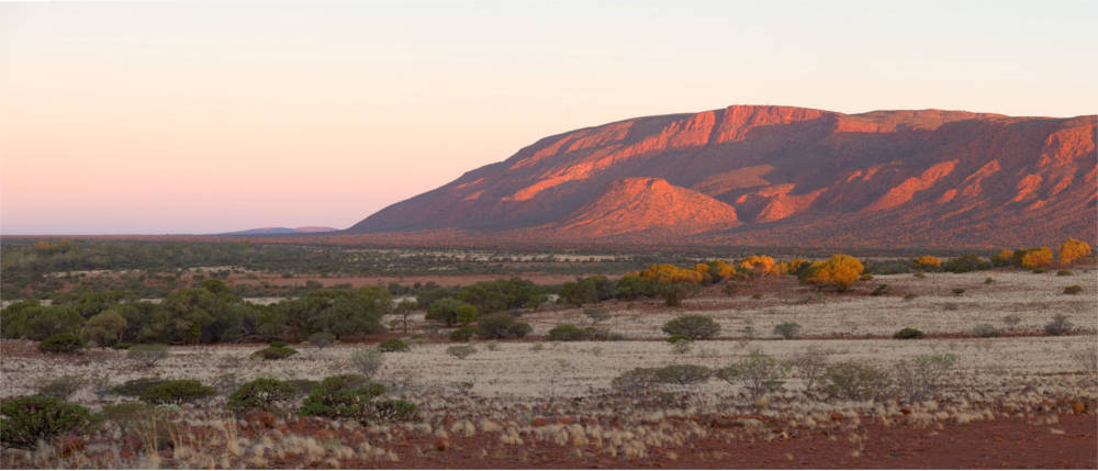 Famous rock in the Golden Outback