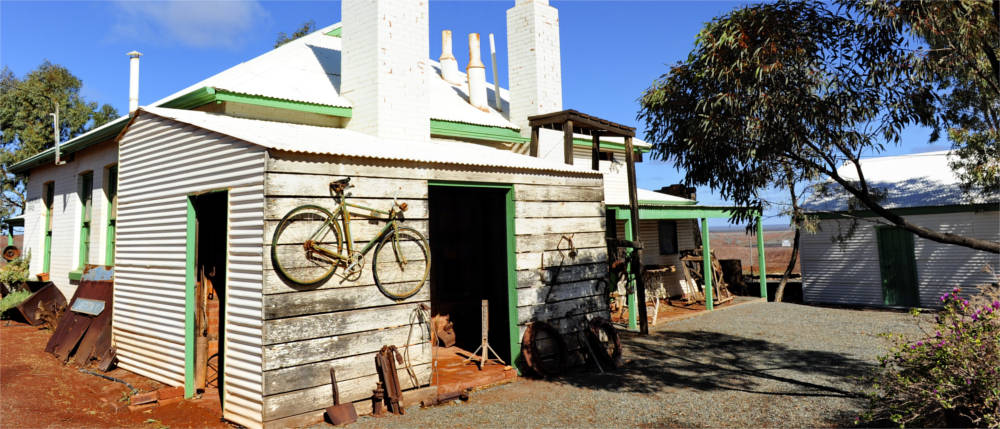 Gold mining village in the Golden Outback