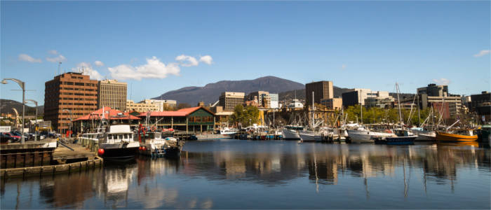 Hobart's harbour