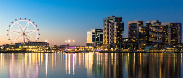 Harbour district in Melbourne