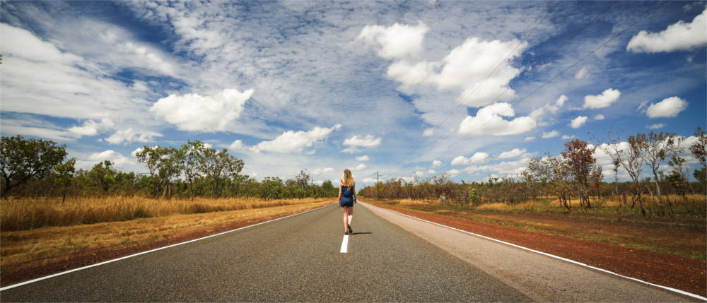 A hitchhiker in Queensland