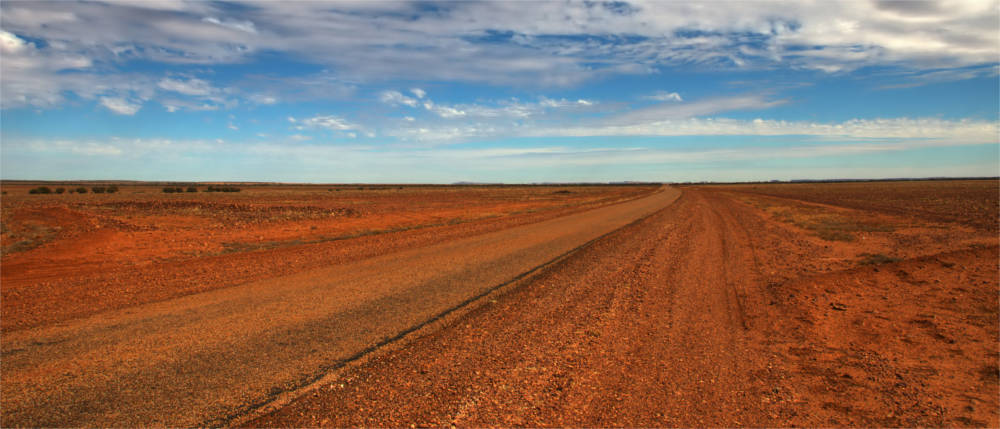 Deserted landscape in Queensland's outback