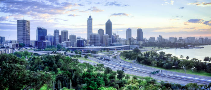 Panoramic view of Perth