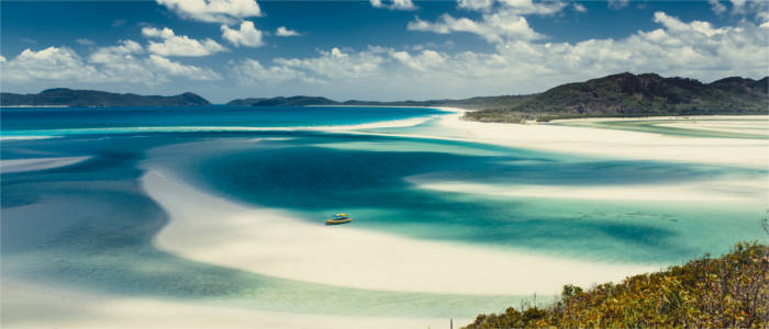 Famous beach in Queensland