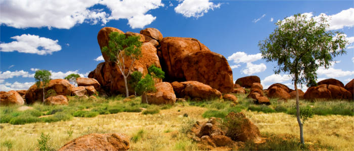Rock formation in the Red Centre