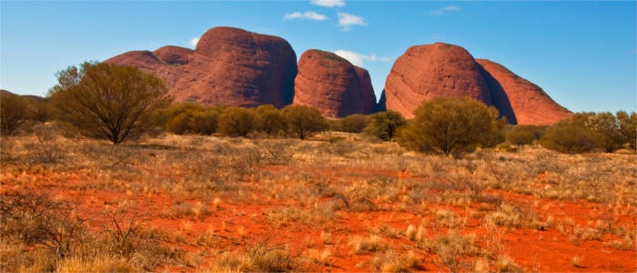 Famous rock formation in Central Australia
