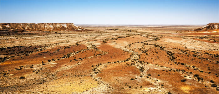 Dry landscape in South Australia
