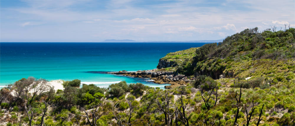 Bay at the south coast of New South Wales