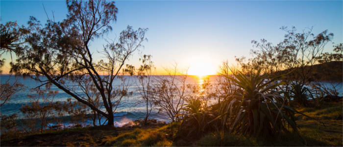 Nature reserve at the Sunshine Coast