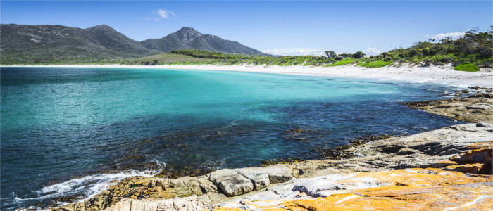 Famous bay in Tasmania