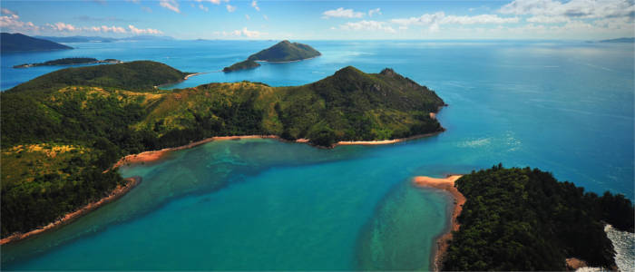 Panorama of the Whitsunday Islands
