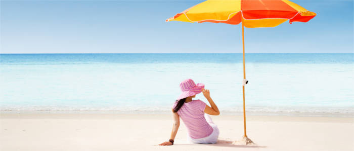 Relaxing at the seaside on the Whitsunday Islands