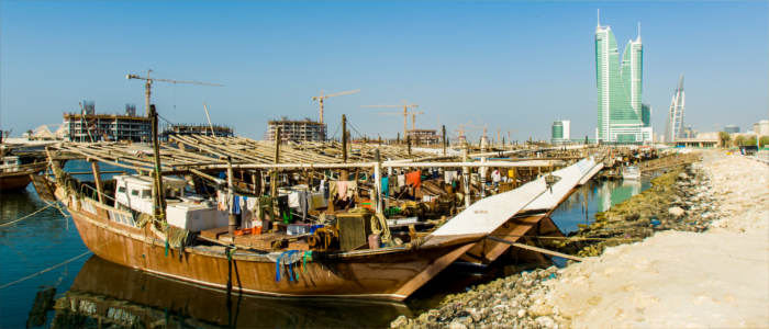Harbour in Bahrain