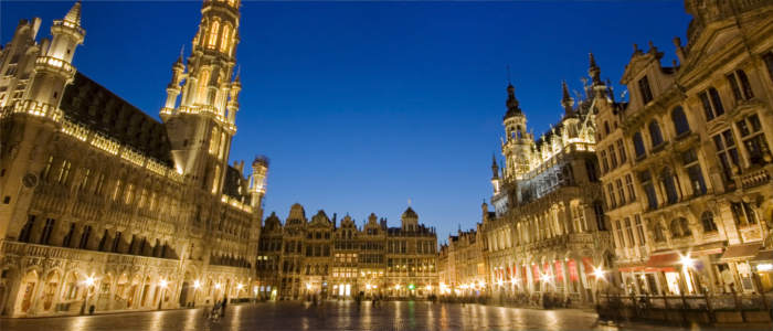 Grand Place in Brussels in Belgium