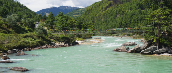 Burning Lake, river in Bhutan