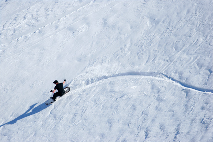 Snowboarding in Lesotho