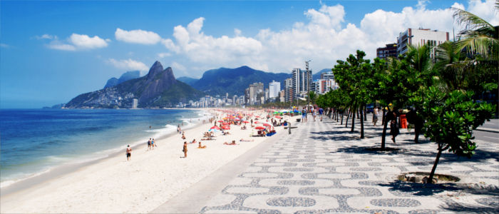 At the beach in Brazil