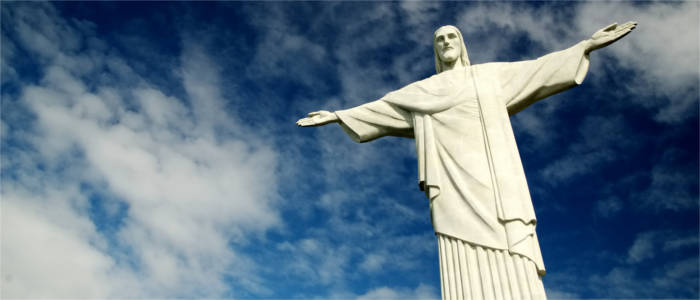Famous statue in Rio de Janeiro