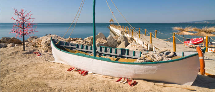 Bulgaria's coast at the Black Sea