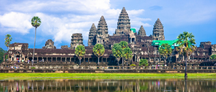 Angkor Wat temple complex in Cambodia