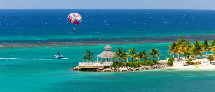 Jamaica in the Caribbean