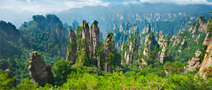 Karst area Zhangjiajie