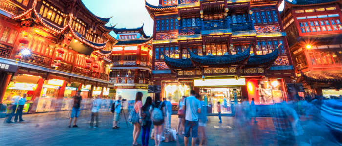 The architecture in Shanghai