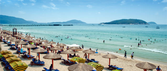 A dream beach on Hainan