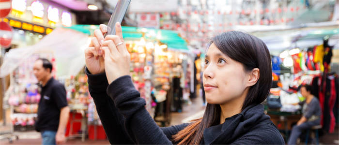 Market in Hong Kong
