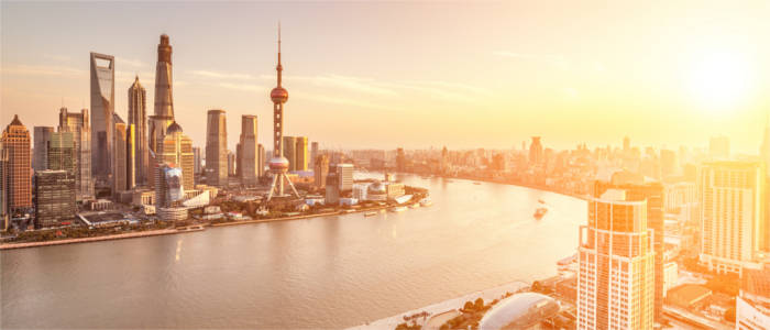 Panoramic view of Shanghai