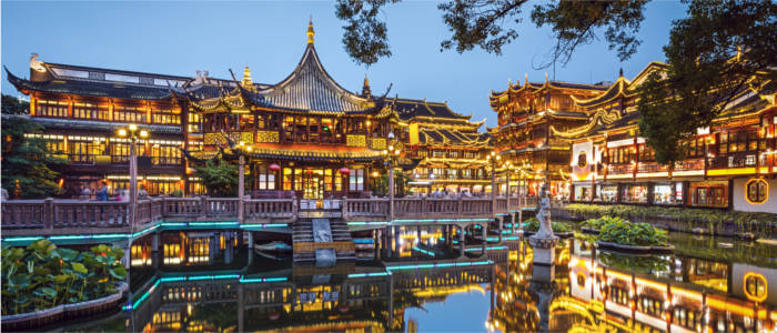 Asian art of gardening in Shanghai