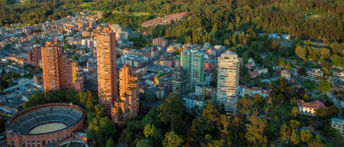 The Colombian capital of Bogotá