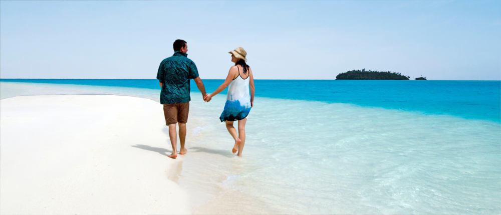 The beaches on the Cook Islands