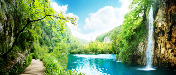 Plitvice Lakes National Park in Croatia