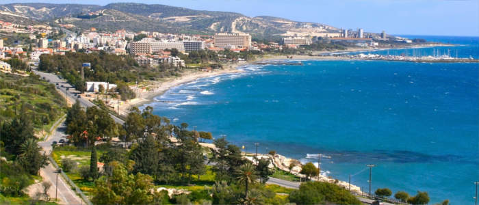 Coastal towns in Cyprus
