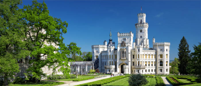 Hluboká Castle in the Czech Republic
