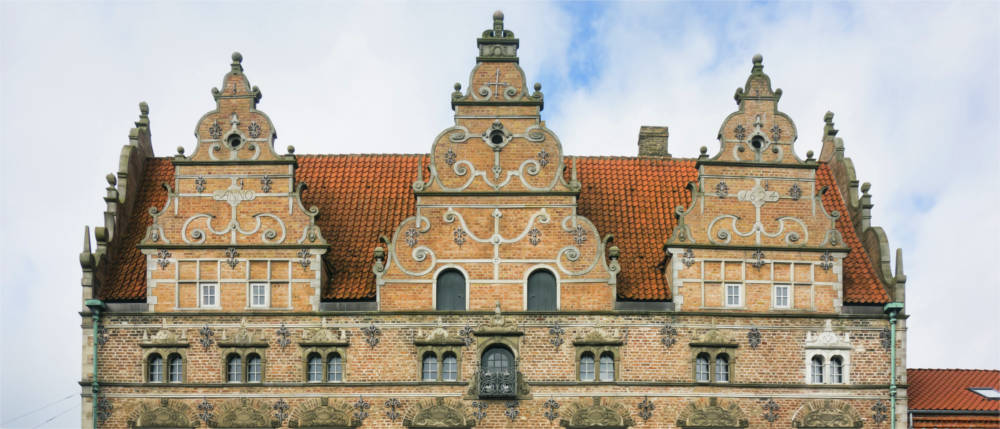 Historical building in Aalborg