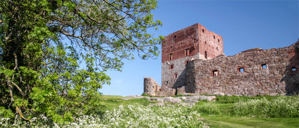 Castle ruin on Bornholm