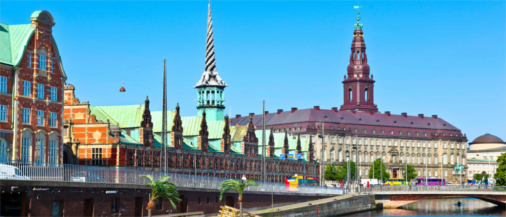 Historical buildings in Copenhagen