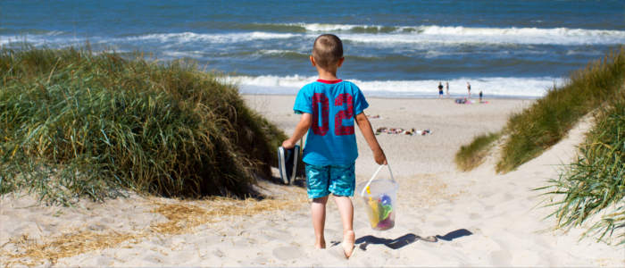 Holidays at the seaside in Denmark